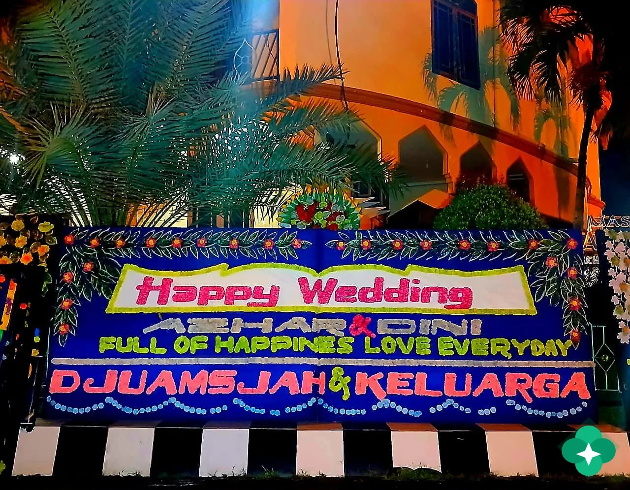 papan bunga wedding 02